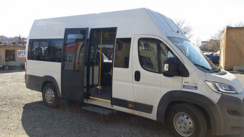 Преоборудван микробус ФИАТ за градски превози